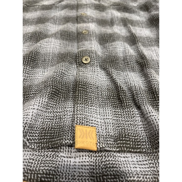 Dakota Grizzly Flannel Shirt Mens Large Gray Button Up Outdoors Long Sleeve - Picture 2 of 8
